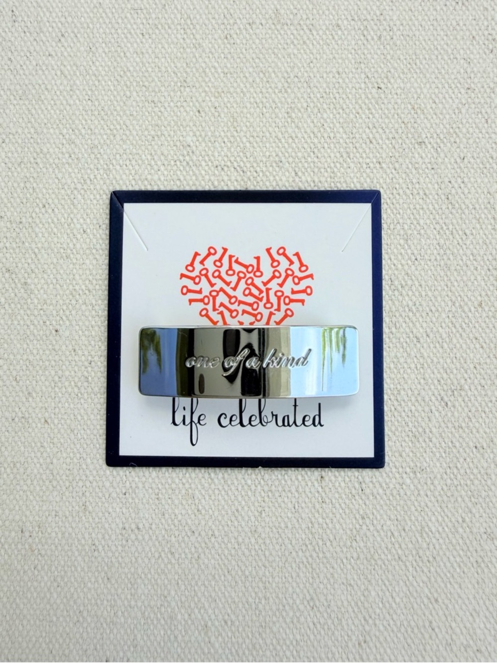 *One of a Kind Focal Charm* KEEP COLLECTIVE Retired Silver